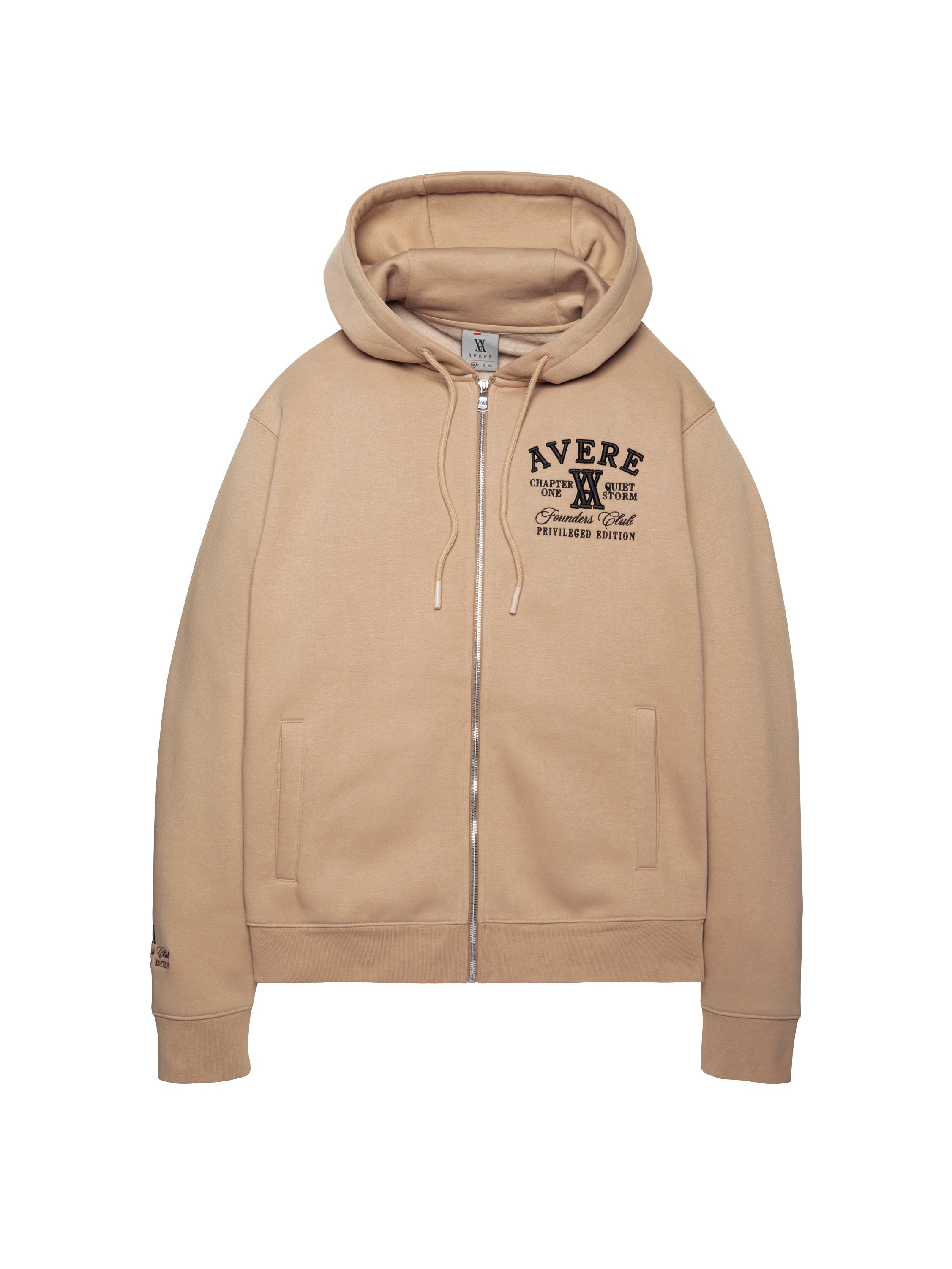 Amiata Stone Zip Through Hoodie