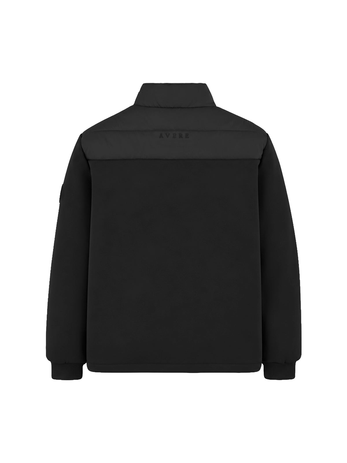 Dodici Black Zip Hybrid Technical Jacket