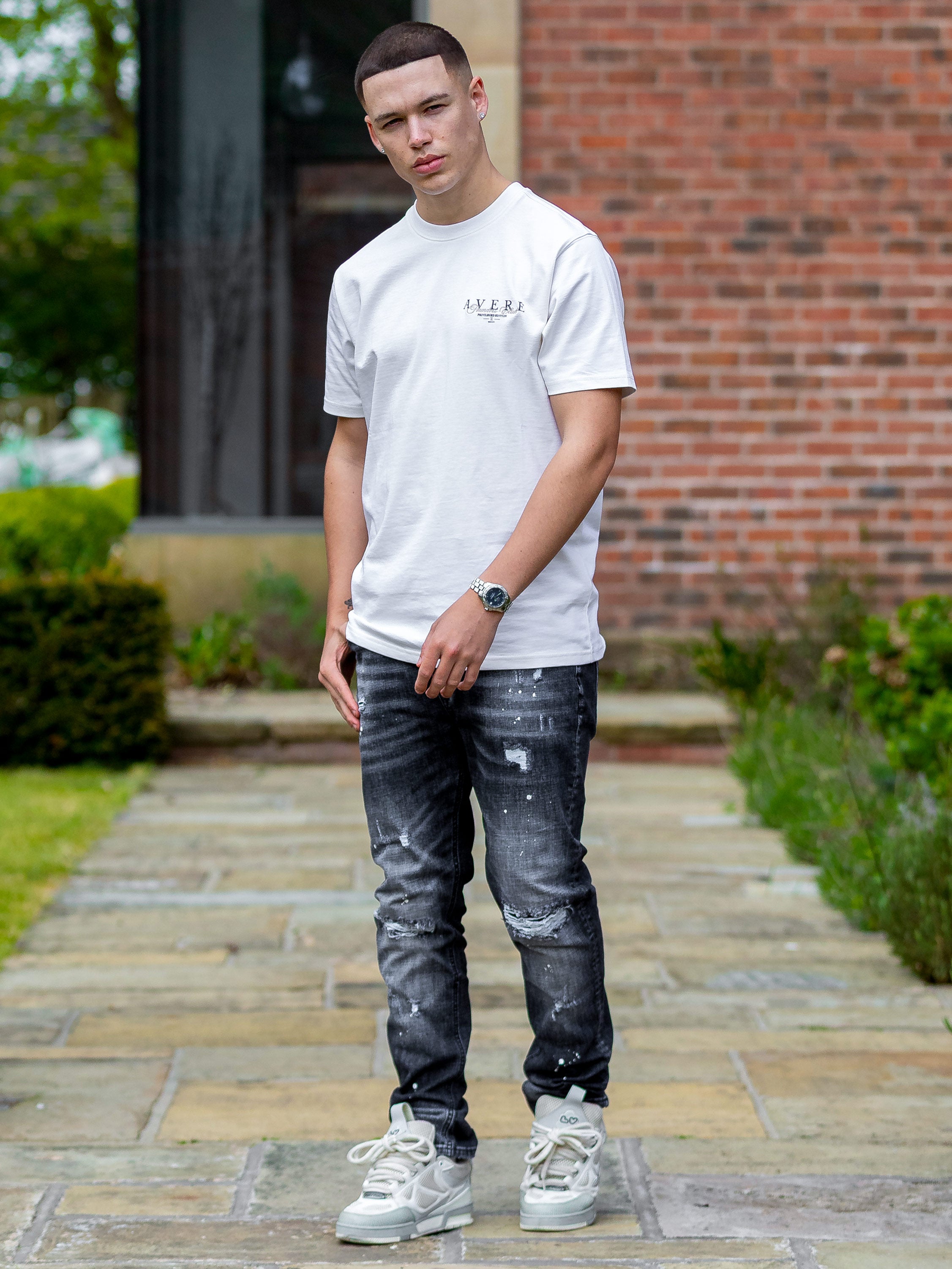 Grivola Signature White T Shirt