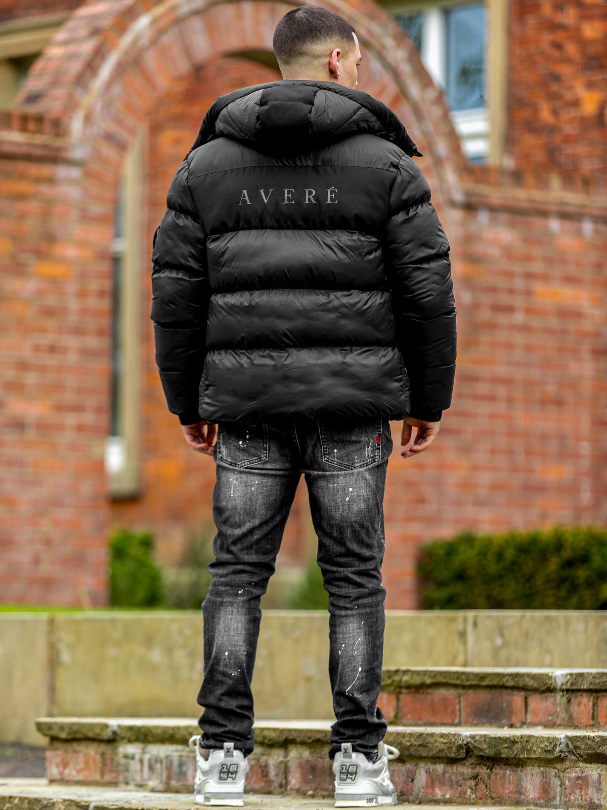 Vesuvius Black Short Puffer Jacket