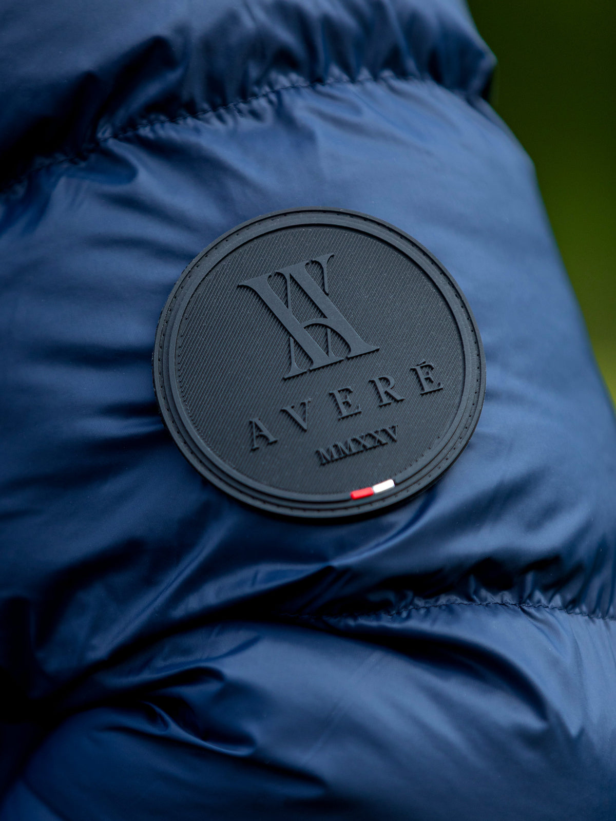 Vesuvius Navy Short Puffer Jacket