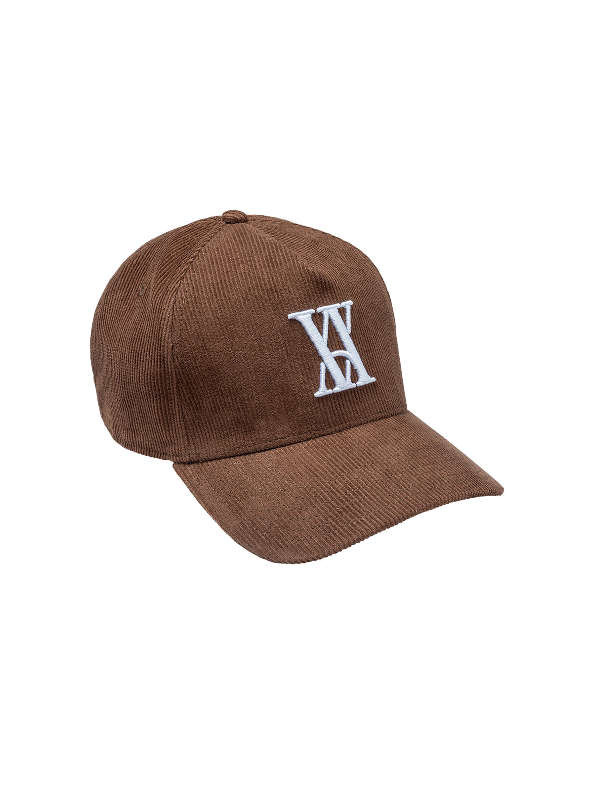 Calabria Brown Emblem Corduroy Cap