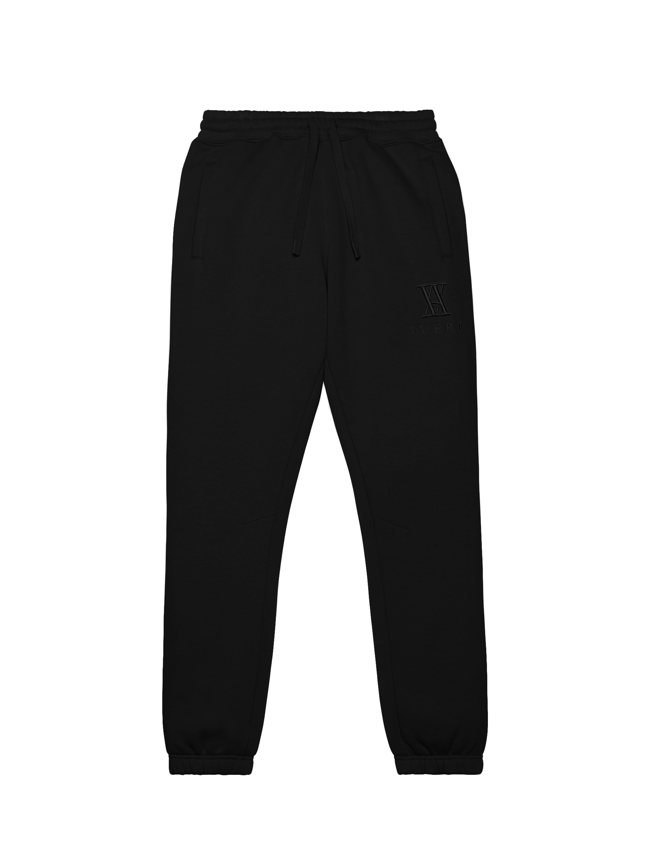 Capanne Black Cuffed Sweatpants