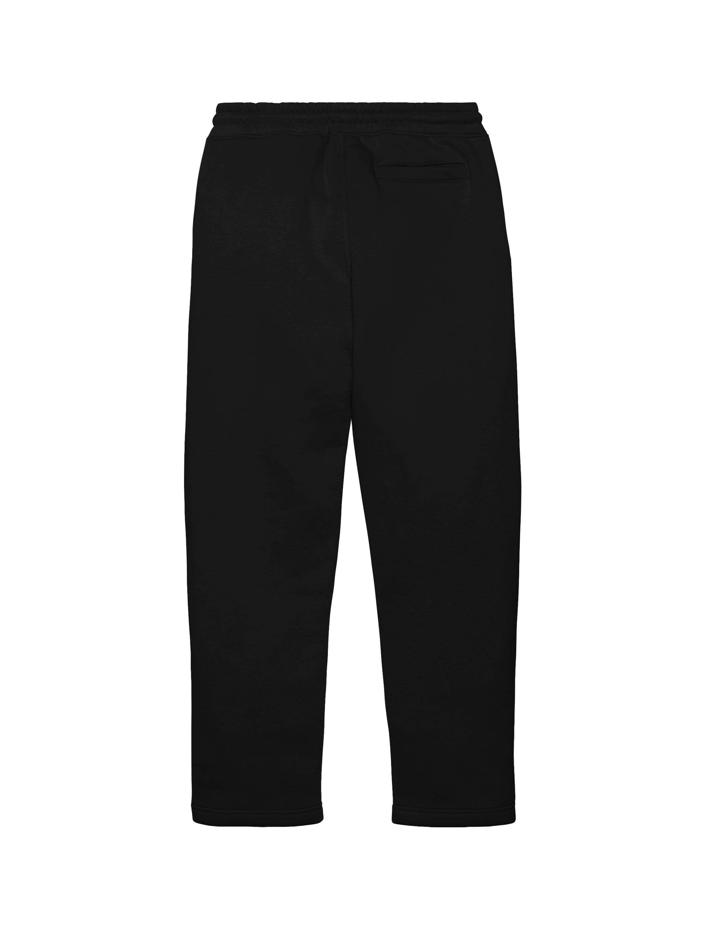 Paradiso Black Open Hem Sweatpants