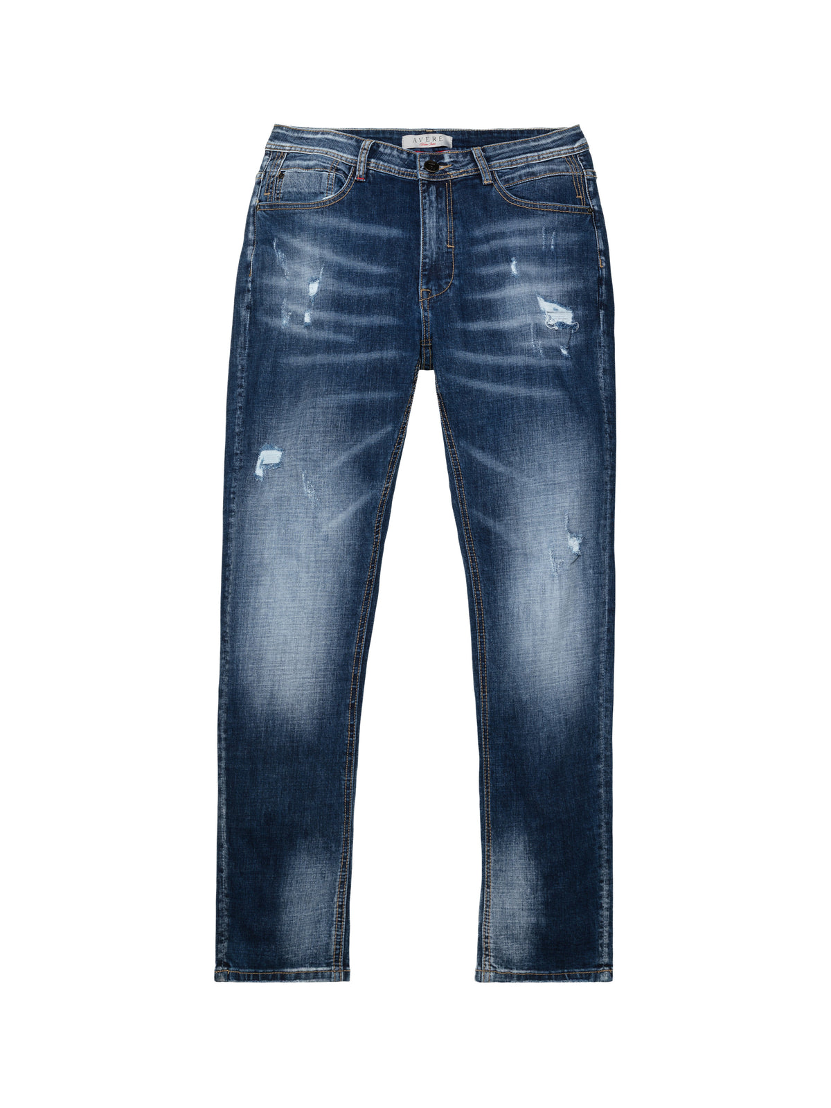 Torri Blue Wash Rip Repair Jeans