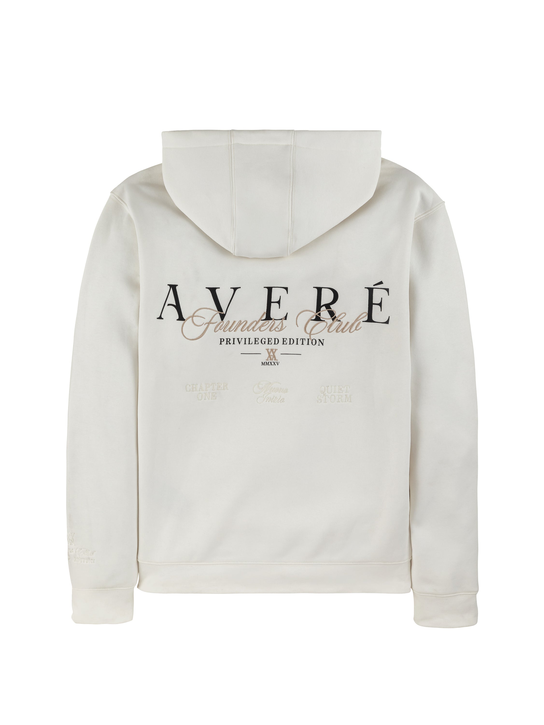 Velino Signature White Hoodie
