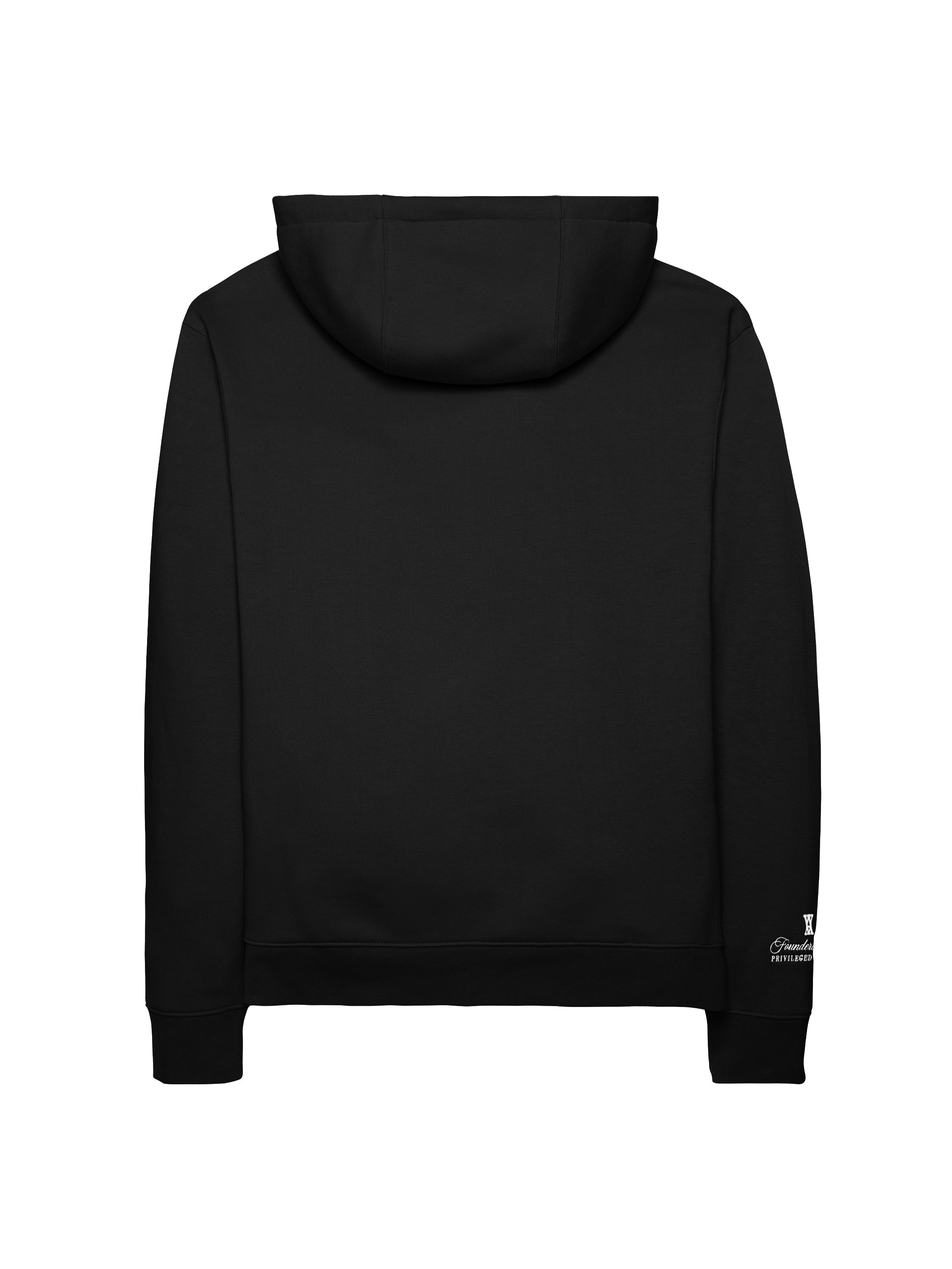 Amiata Black Zip Through Hoodie