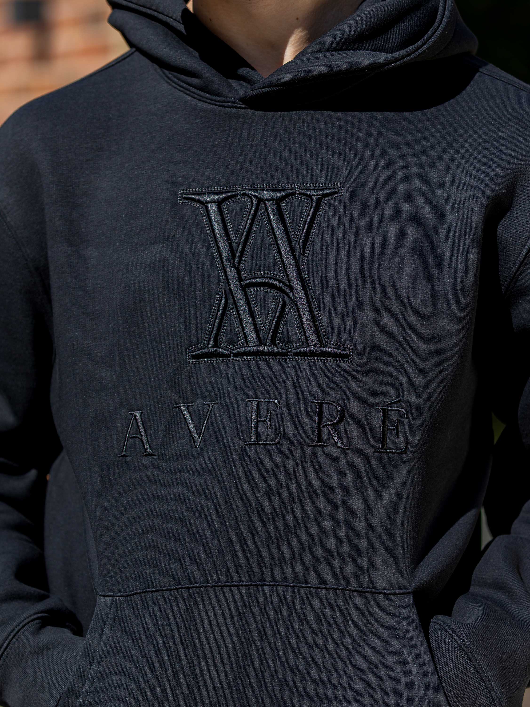 Amaro Logo Black Hoodie