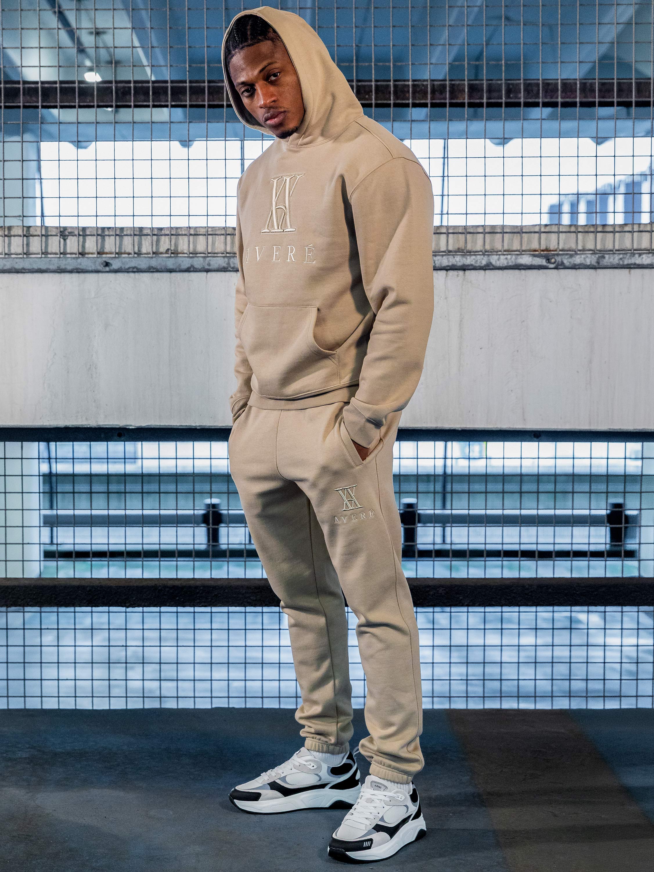 Amaro Logo Stone Hoodie