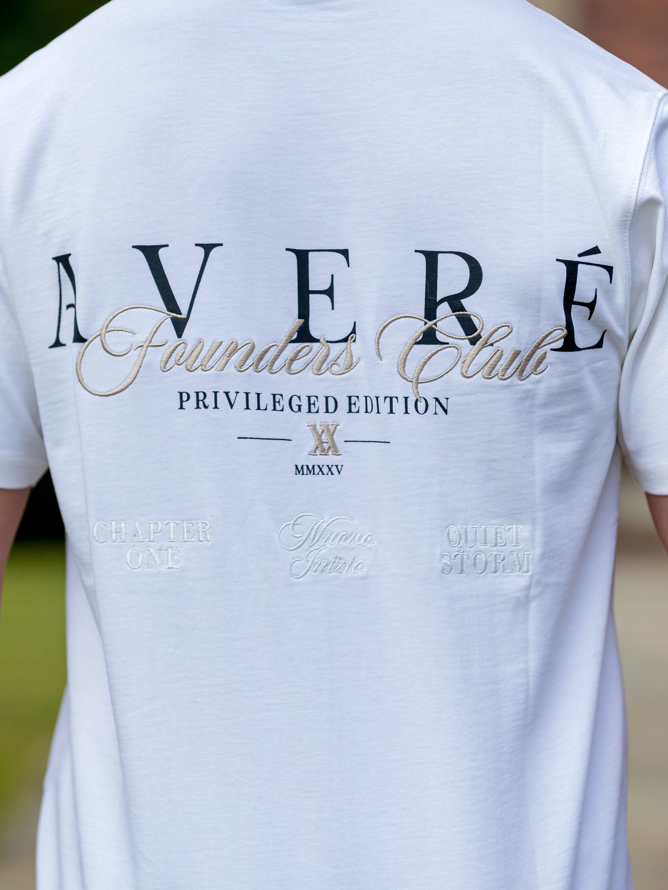 Grivola Signature White T Shirt