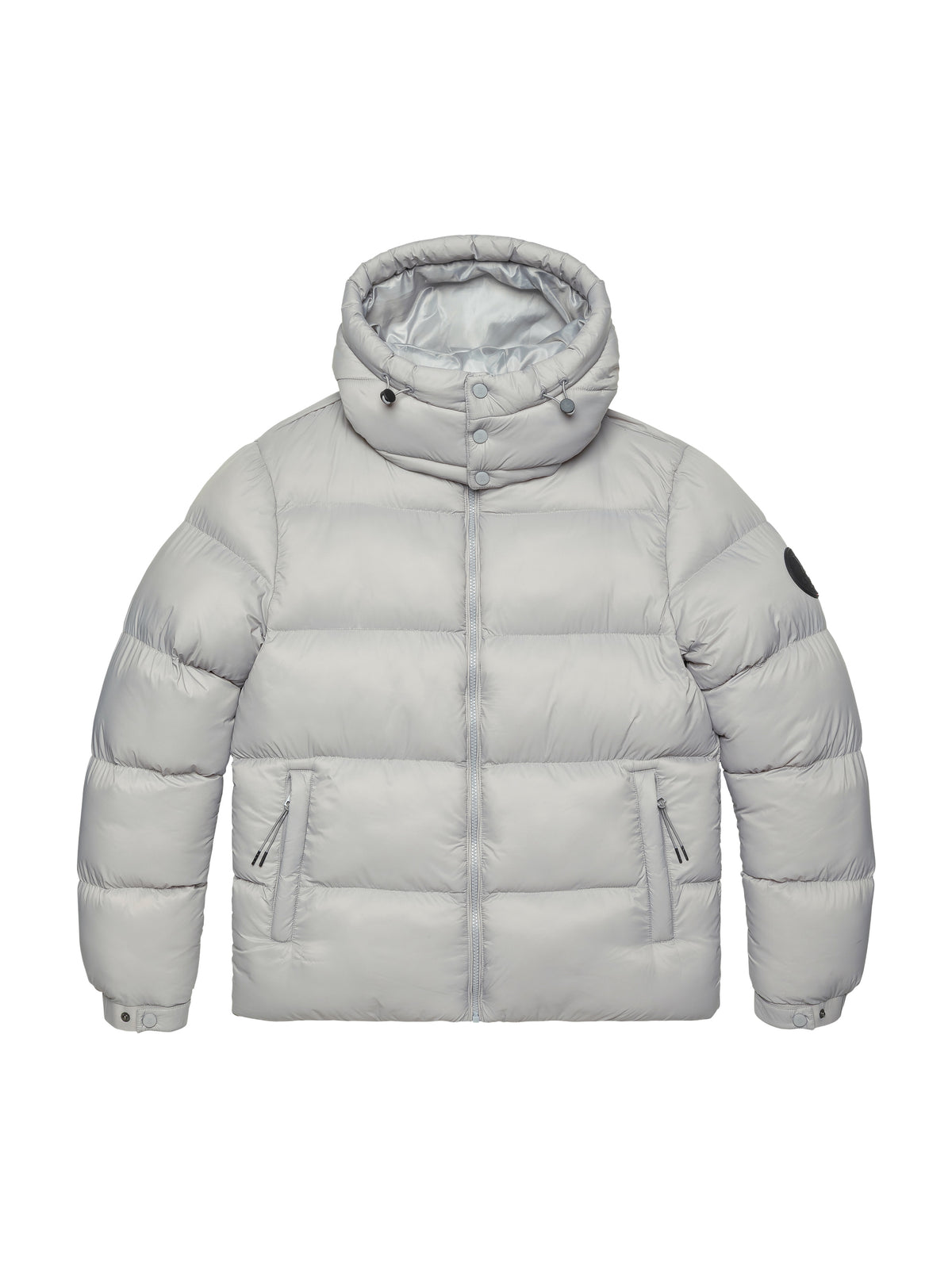 Vesuvius Grey Short Puffer Jacket