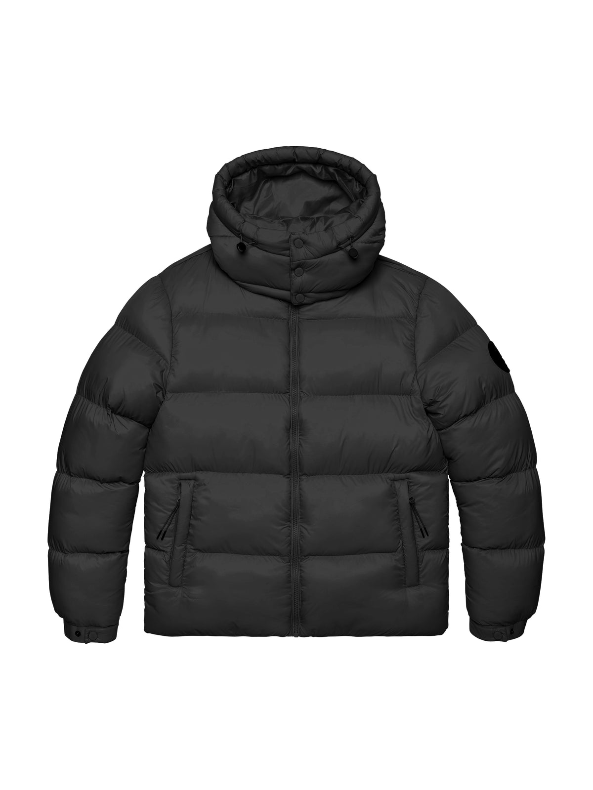 Vesuvius Black Short Puffer Jacket
