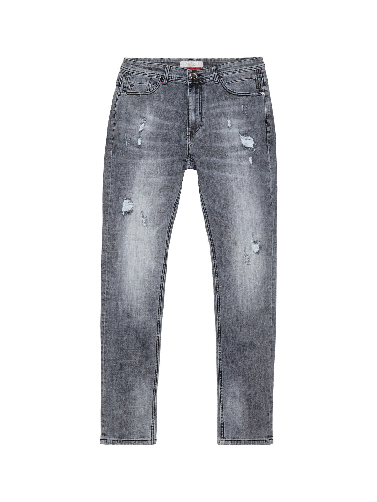 Torri Grey Wash Rip Repair Jeans